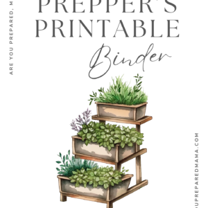 The Prepper's Printable Binder